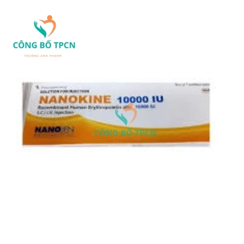 Nanokine 10000IU Nanogen - Thuốc điều trị thiếu máu hiệu quả